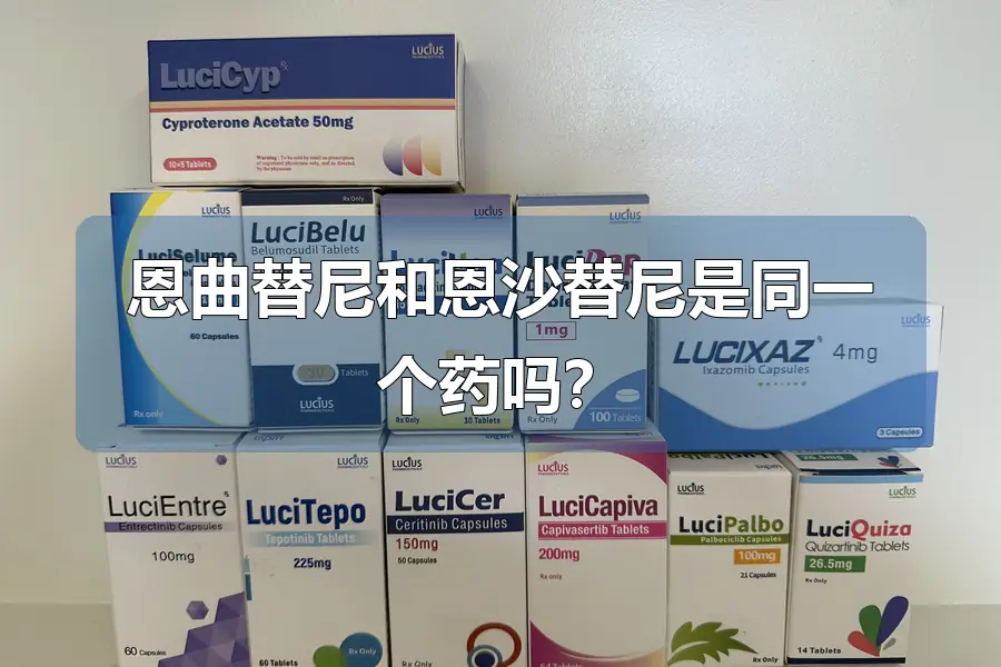 恩曲替尼和恩沙替尼是同一个药吗?